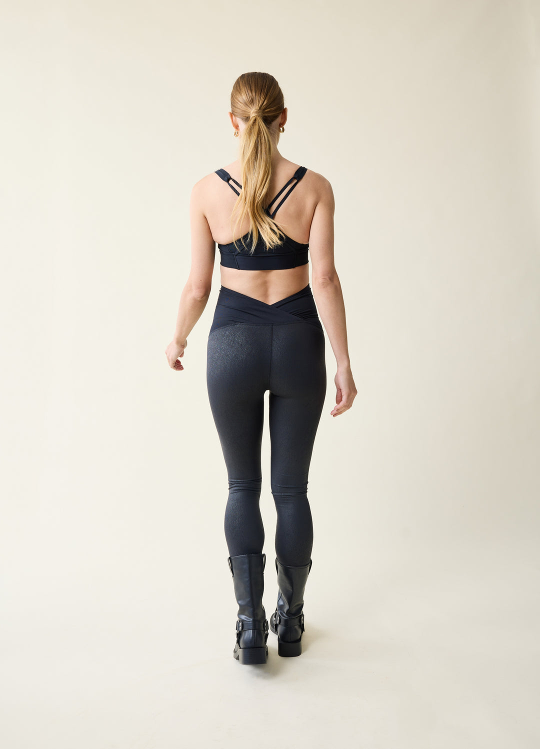 The Not Leather Black Maternity Leggings Sleek Style Extra Comfort Ingrid Isabel