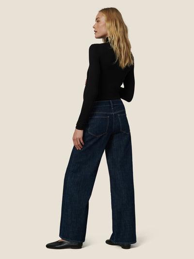 Joe's Jeans The Lou Lou Low Rise Wide Leg Maternity Jean