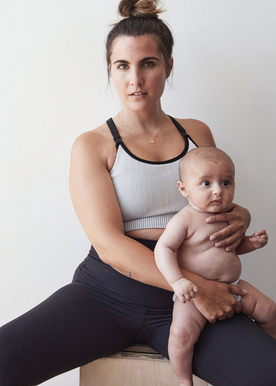 Ingrid & Isabel Basics 7/8 Active Postpartum Legging, Compression & Support  for Recovery, Black
