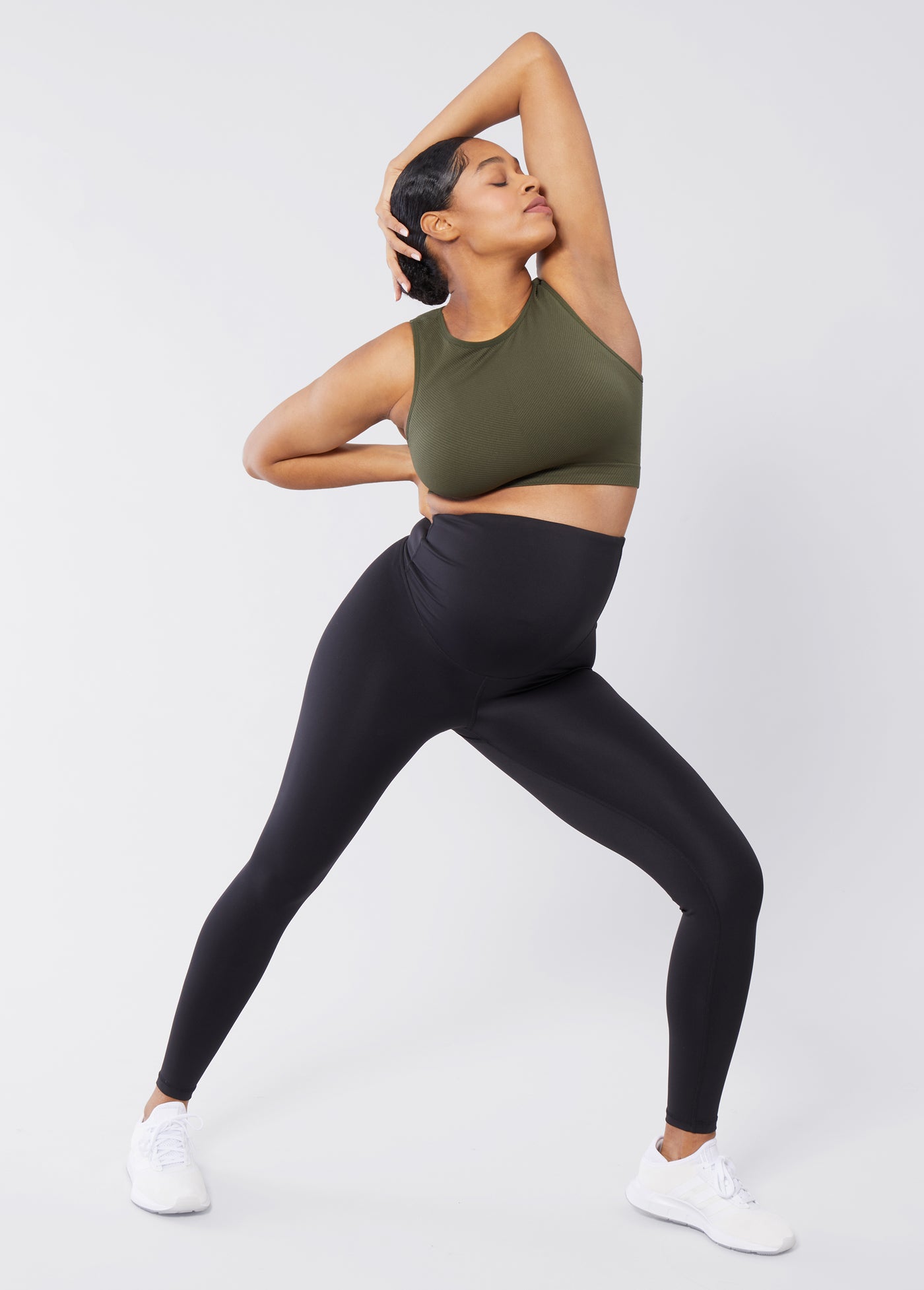 TNNZEET Leggings for Women, Black High Waisted Plus Size Maternity Workout  Yoga Pants - Hunt