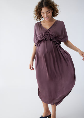 Wrap Maxi Maternity Dress – Ingrid+Isabel