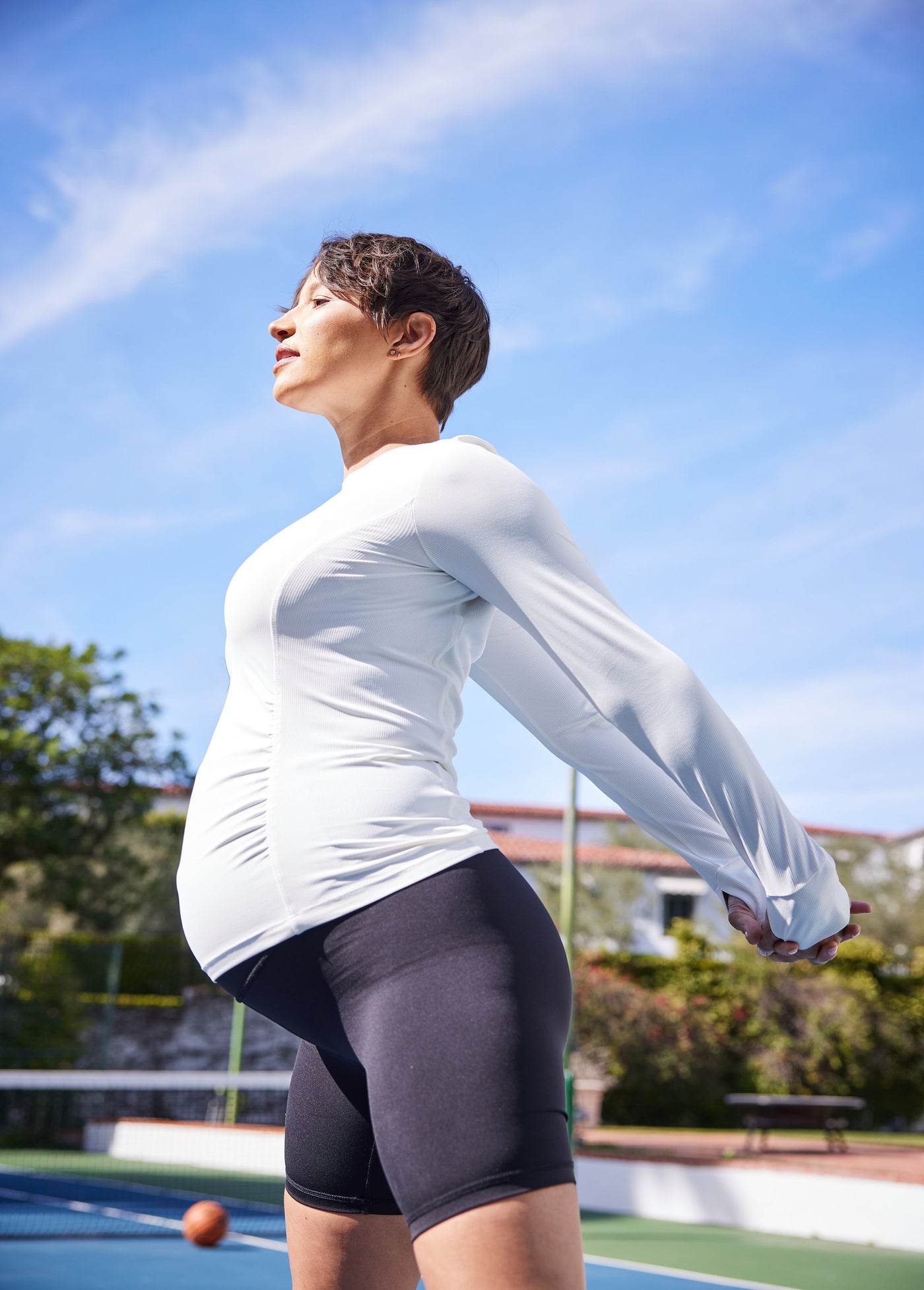 Over Belly Active Maternity Bike Shorts - Isabel Maternity By Ingrid &  Isabel™ Black M : Target